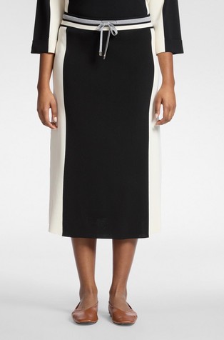 Dvobarvno krilo z elastičnim pasom