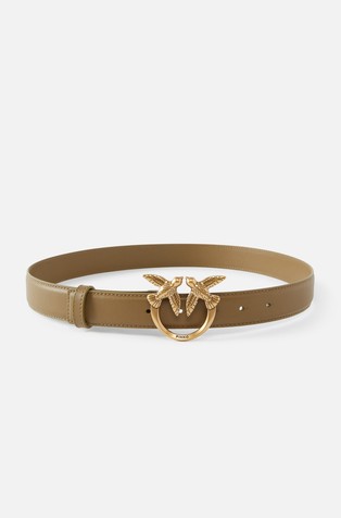 Love Birds leather belt