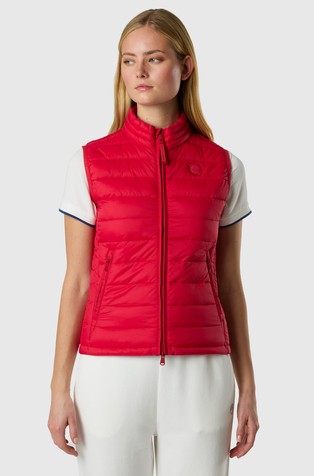 Quilted nylon vest