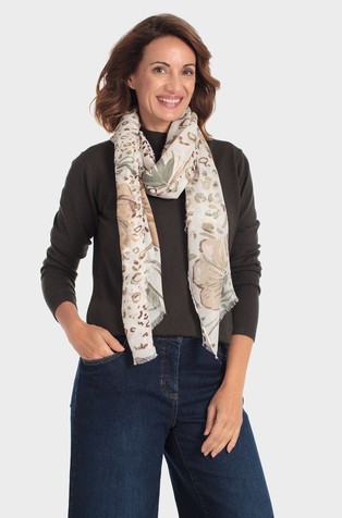 Floral pashmina