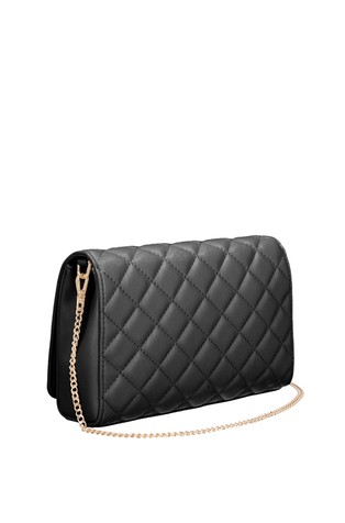 LIU JO Quilted faux-leather crossbody Black 2