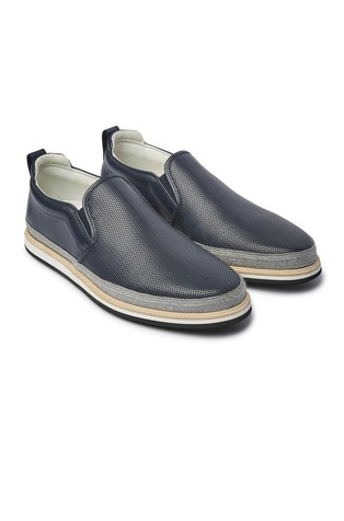 Perforated Leather Loafers