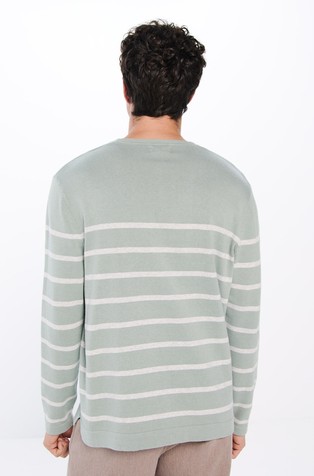 SPRINGFIELD Striped jumper Green 2
