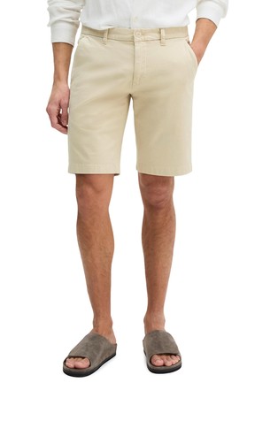 Regular fit chino kratke hlače iz raztegljivega bombažnega platna