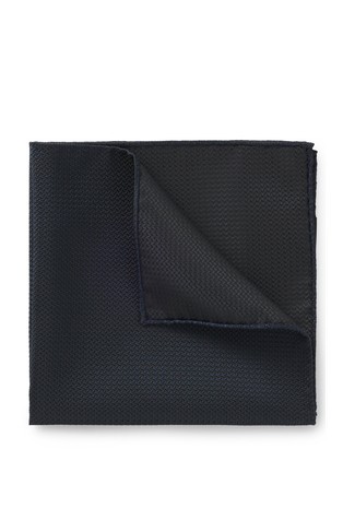 HUGO BOSS Jacquard tie and pocket square set Dark Blue 2