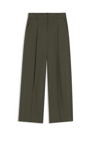 Regular-fit trousers in stretch crepe