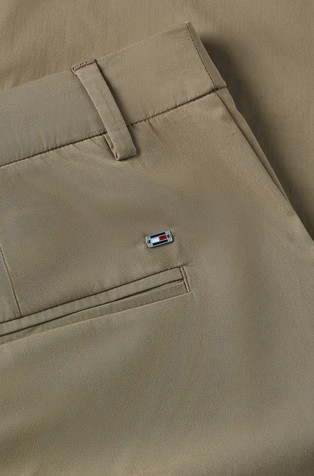 TOMMY HILFIGER Relaxed Chino Trousers With Pleats Green 5