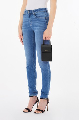 LIU JO Faux-leather phone case Black 5