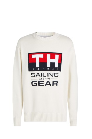 Hilfiger Sailing Unisex Intarsia Logo Jumper