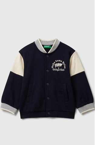 Jopa z bomber ovratnikom in barvnimi bloki