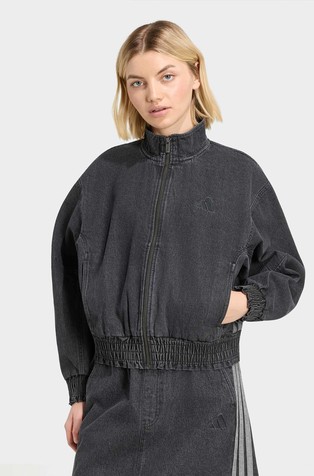 Stadium Washed Denim Loose Fit Jacket