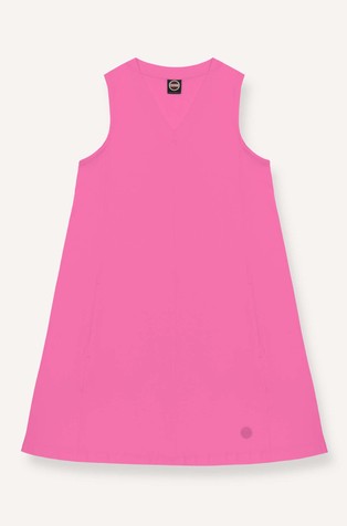 Cotton V-neck dress