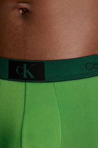 CALVIN KLEIN Boksarice z nizkim pasom - CK96 Zelena - Green 3