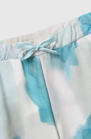 BENETTON Dip-dye cargo sweatpants Blue / White 3