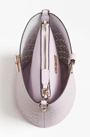GUESS Amara mini bucket bag Violet 2