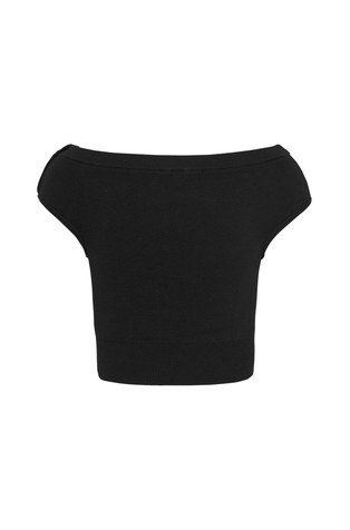 TOMMY HILFIGER Cotton Top with Decorative Buttons Black 7