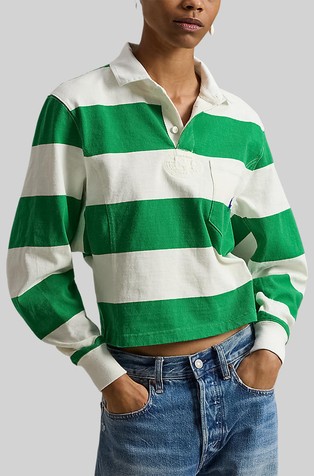 Jersey Striped Rugby Shirt