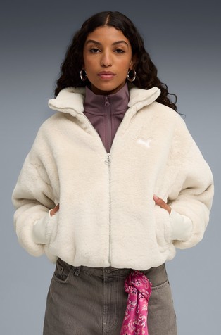 Essentials kosmatena flisasta jakna