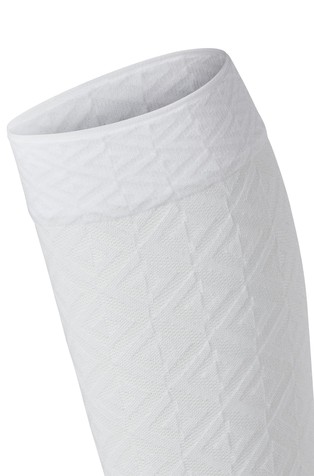 FALKE Tessellating 25 DEN Women Knee-high Socks White 4