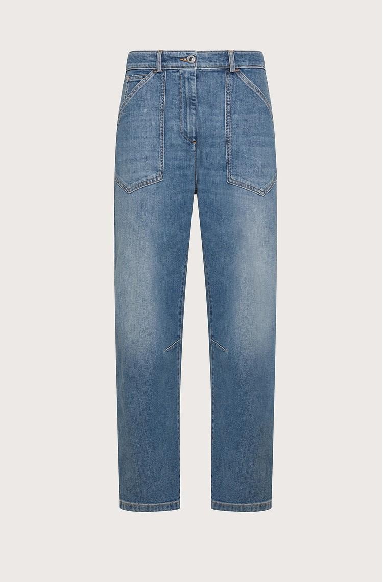 SEVENTY Relaxed fit jeans hlače Modra - Blue 