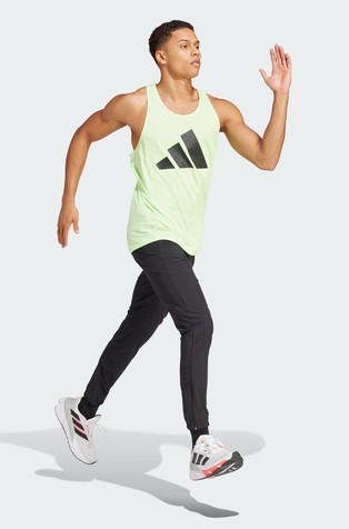 ADIDAS Run It Running Tank Top Green 3