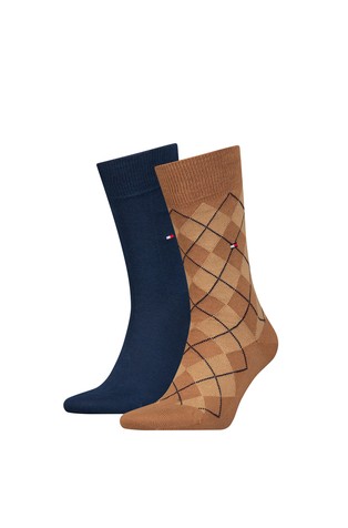 Paket 2 parov Classics Argyle nogavic