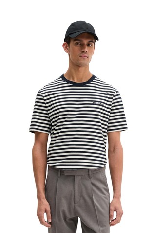 Striped T-shirt in organic cotton