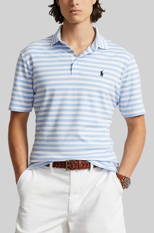 Custom slim fit bombažna polo majica s kratkimi rokavi