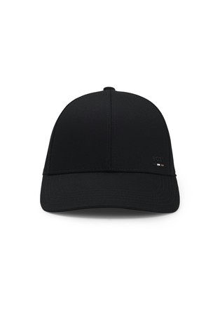 Cotton-twill cap with logo trim