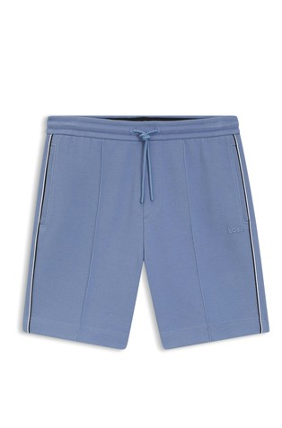 Kratke hlače iz bombažne mešanice s kontrastnimi obrobami