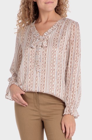 Bluza z vzorcem verig