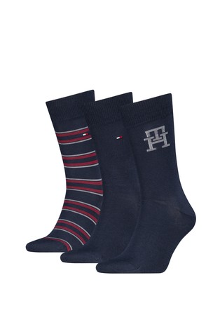 3-Pack Monogram Socks Gift Box