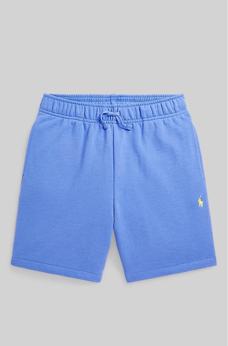 RALPH LAUREN Kratke hlače z zatezno vrvico iz bombažne mešanice Modra - Harbor Island Blue 