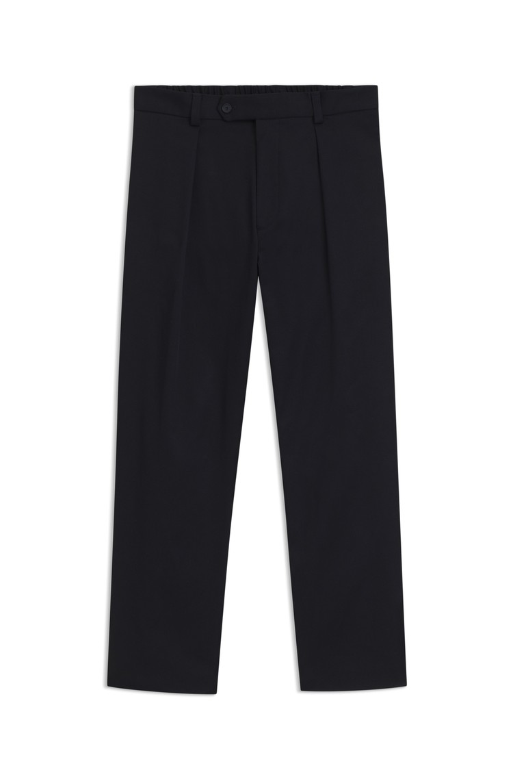 HUGO BOSS Beckham x Boss trousers in stretch cotton Dark Blue 