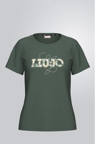 Bombažna majica s potiskom