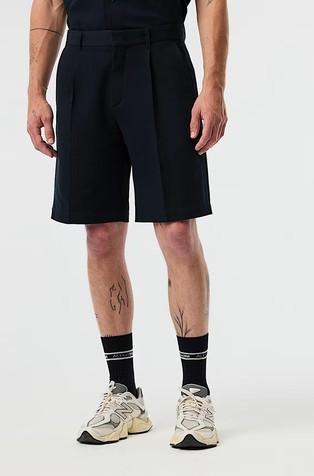 Cotton-Linen-Blend Shorts