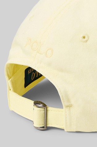 RALPH LAUREN Mineral-dyed twill ball cap Lime 3