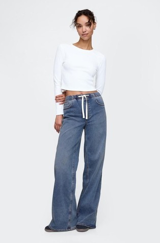Ženske baggy jeans hlače
