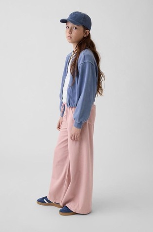 Baggy jeans hlače z nizkim pasom za deklice