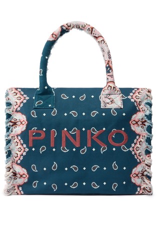 Platnena shopper torba s paisley vzorcem