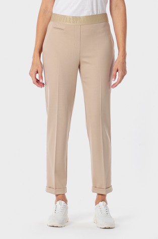 Viscose-blend trousers