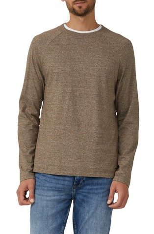 Bombažna majica z dolgimi rokavi