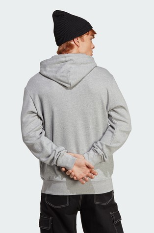 ADIDAS Essentials logo pulover s kapuco Siva - Medium Grey Heather 2