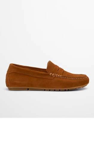 Moccasin in suede