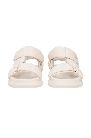 TOSCA BLU Skyler Leather Sandal Ivory 4