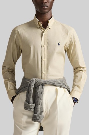 Custom fit Stretch Poplin Shirt