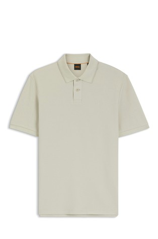 Regular-fit polo shirt in cotton piqué