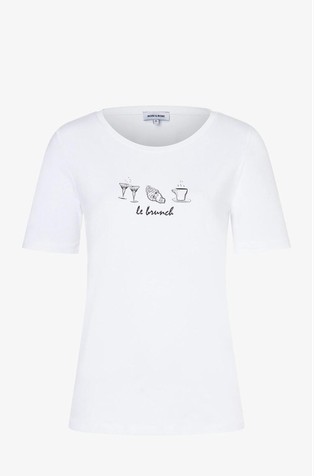 T-shirt with front print