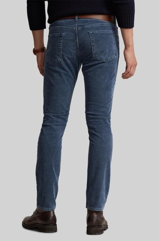 RALPH LAUREN Sullivan slim stretch corduroy pant Blue 2