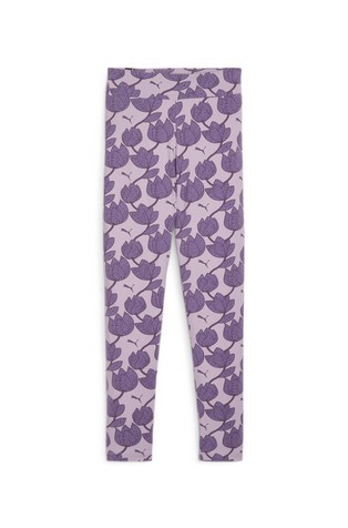 PUMA ESS + pajkice s cvetličnim vzorcem Škrlatna - Purple 4